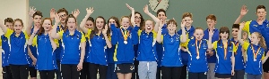 Members of Tewkesbury Swimming Club, Gloucestershire
